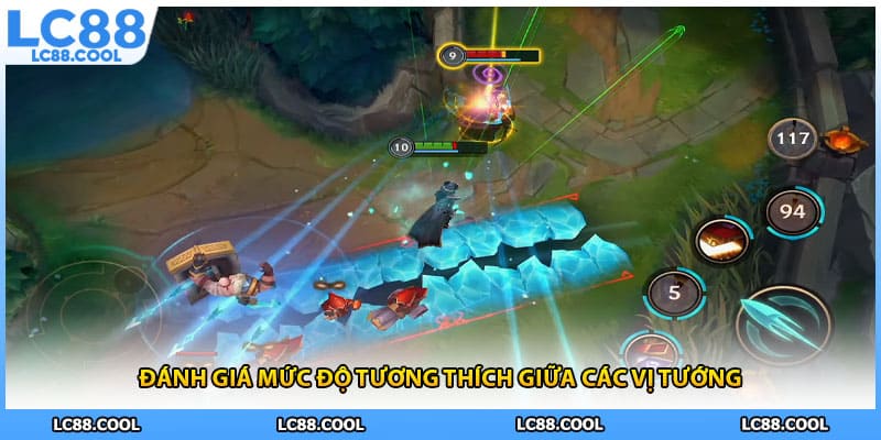 Đánh giá mức độ tương thích giữa các vị tướng